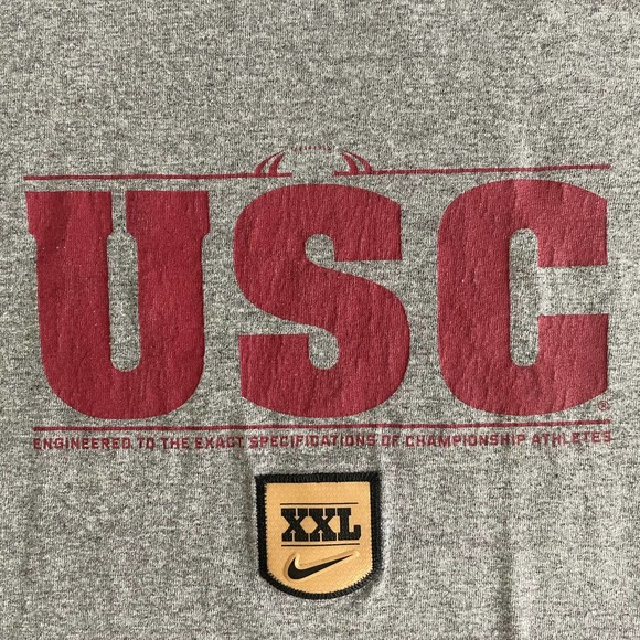 VTG Nike USC T-Shirt‎ Size XXL Gray - Picture 4 of 8